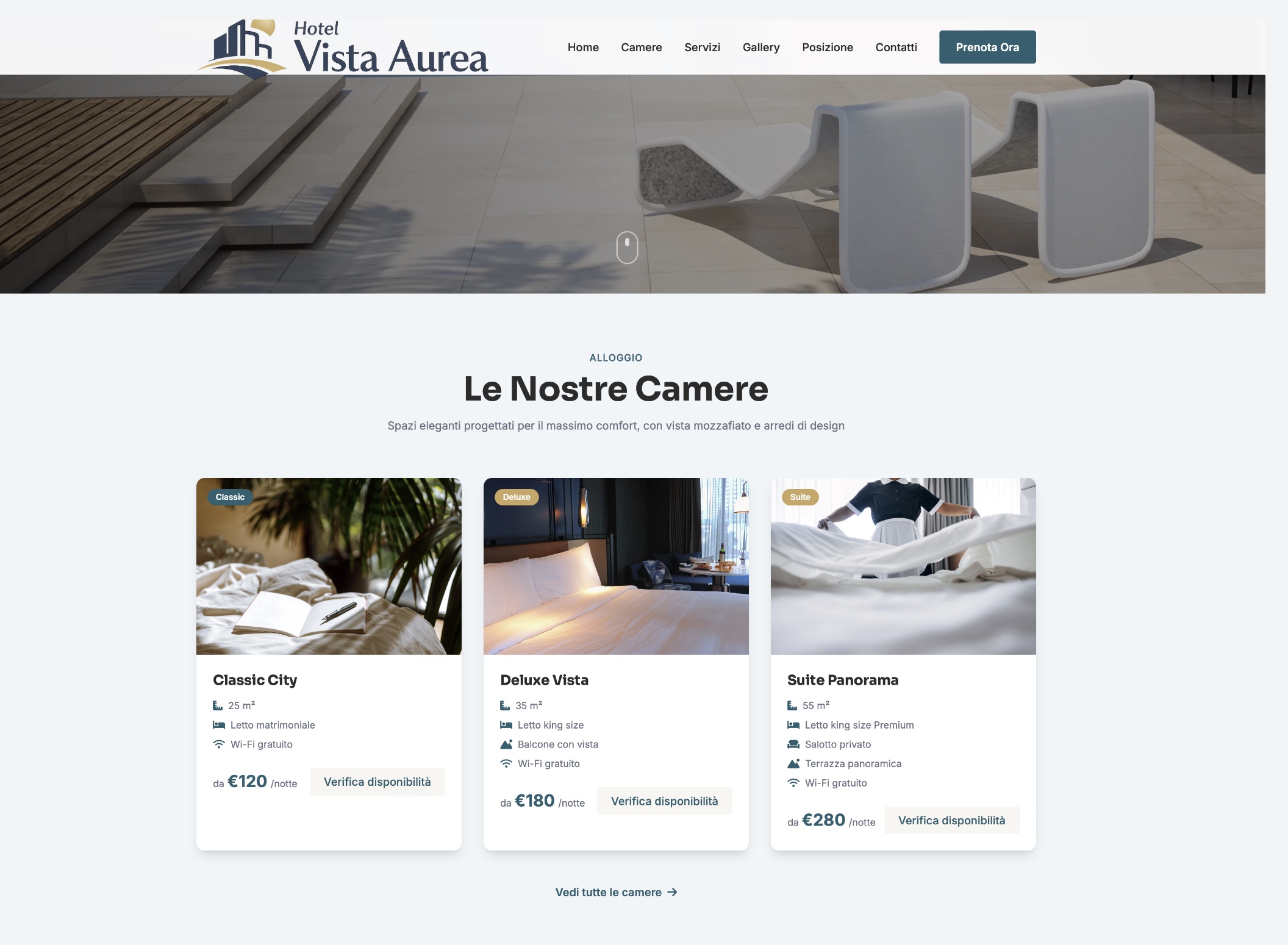 Progetto per hotel e B&B